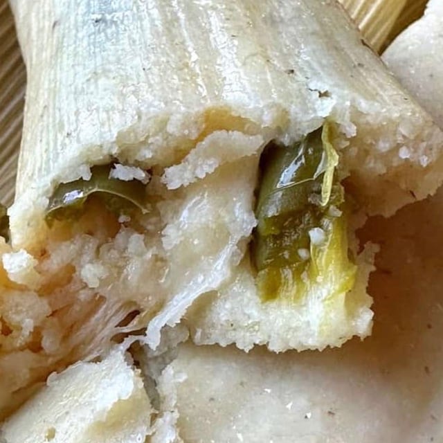 Rajas con queso.