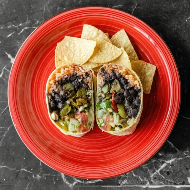 Vegetarian Burrito.
