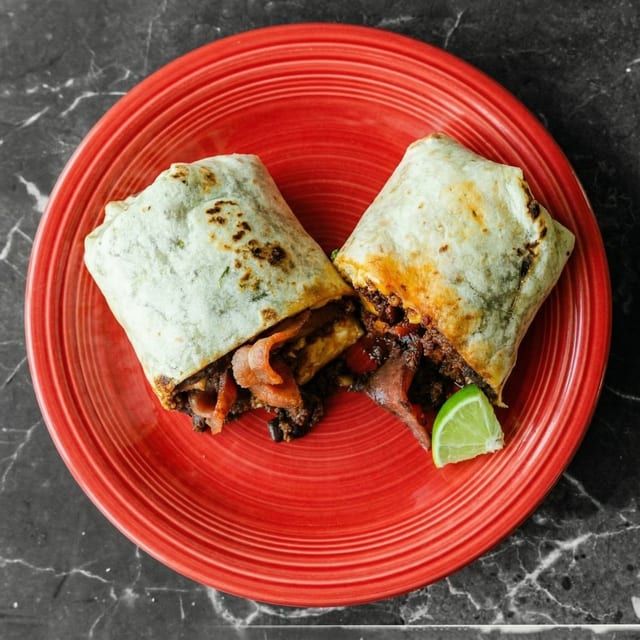 Casa Breakfast Burrito.
