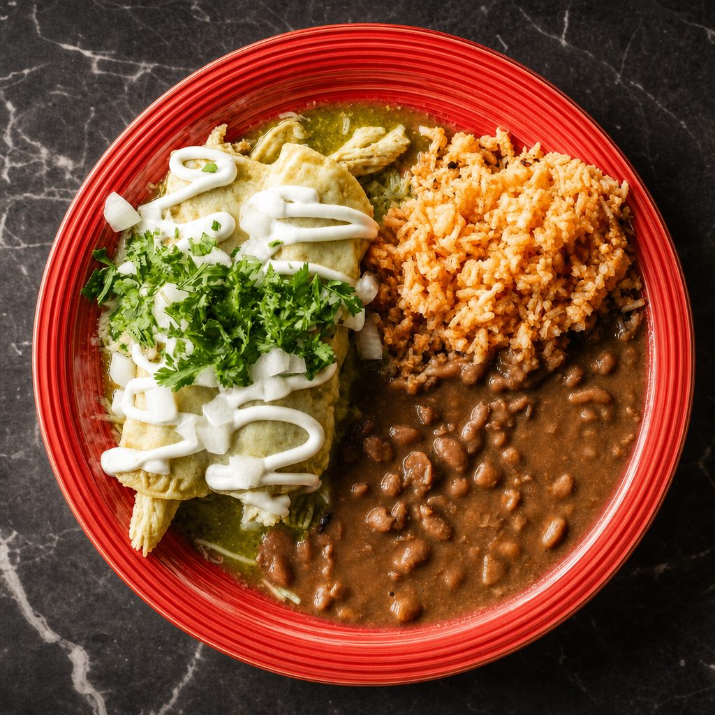 Chicken Enchilada.