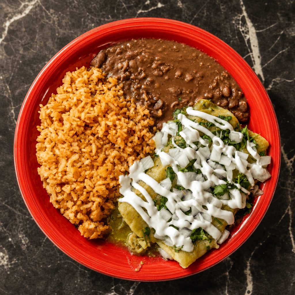 Shrimp Enchilada.