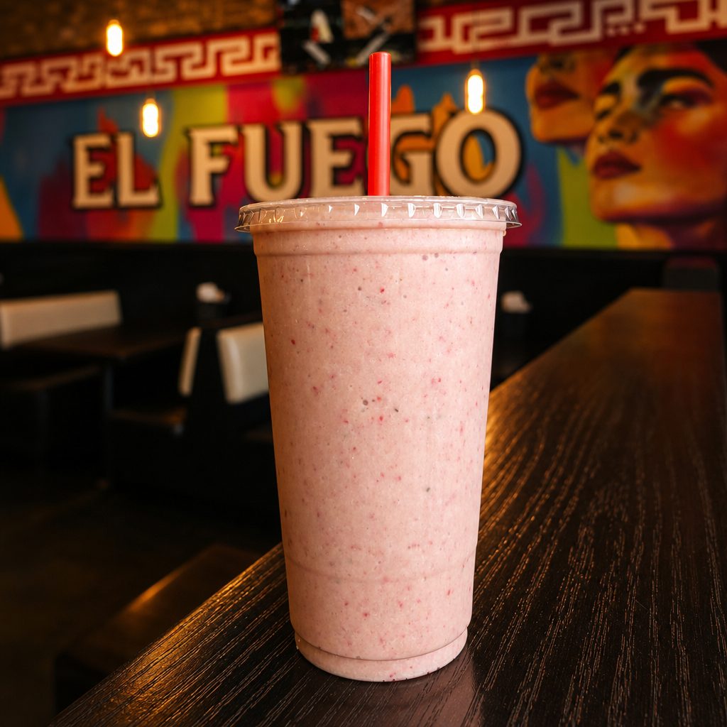Fuego Strawberry Shake.
