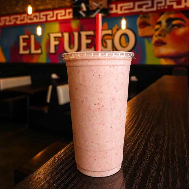 Fuego Strawberry Shake.