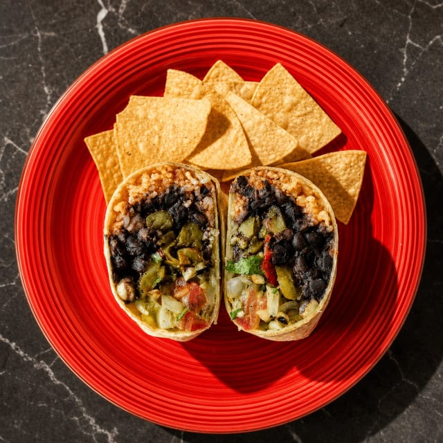 Vegetarian Burrito.